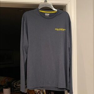 Polo by Ralph Lauren Men's Dark Blue Long Sleeve Tee